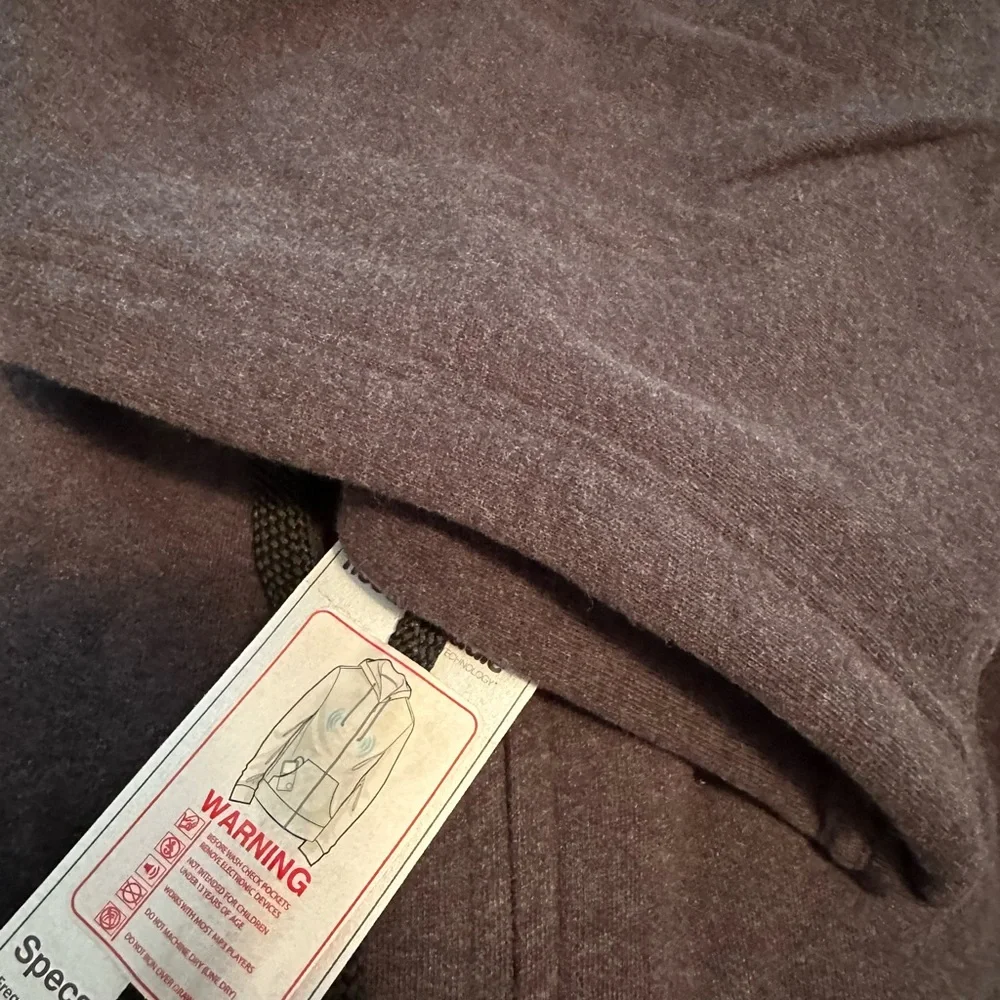 Hoodiebuddie Charcoal Zip-Up Hoodie with Earbuds - Picture 9 of 9